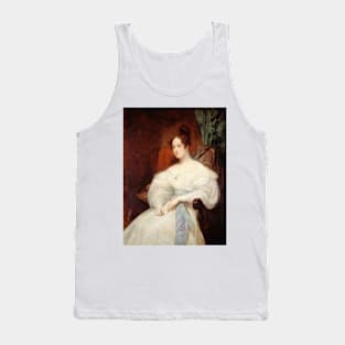 Portrait Presume de la Princesse Louise d'Orleans by Ary Scheffer Tank Top